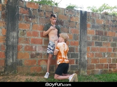 Insatiable Colombian Latino Youngsters Plow Outdoors