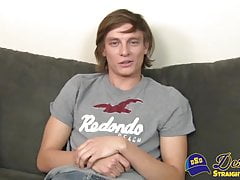 Adorable youngster strokes cock before plowing fleshlight