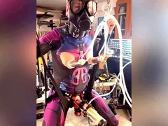 Pumps, jerked off, bondage milking