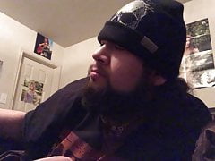 Sucking and deepthroating 3 dildos