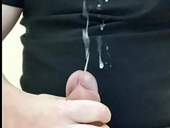 Cum blast on shirt