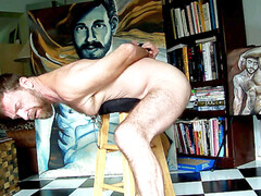 Hairyartist, gay daddy, roleplay