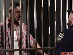 Roman Todd and Masyn Thorne in a hot prison sex scene