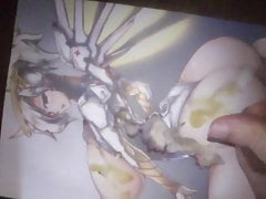 No Clean SOP 01-05 Mercy Overwatch feet nipple ring bukkake