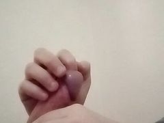 18 year old hot guy masturbates big cock and moans from high  #15