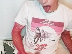 Jaw-Dropping Femboy with a Gigantic Humungous Pink Cigar