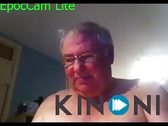 grandpa cum on webcam