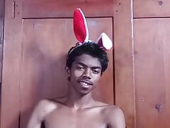 Easter chocolate teen wanking and jerk off