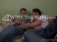 Hardcore smoke sucking and erotic kissing by hot and gorgeous Shane Allen and Bryce C