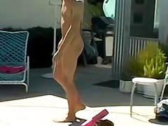 Pool day turns into twink anal threesome
