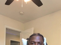 Spunking all over my self