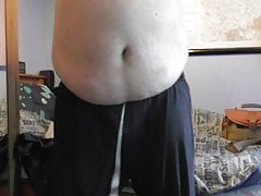 Dance,belly wobble and cock display