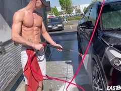 Teen 18+ Hunk Tommy Gold Underwear And Muscles Oiling