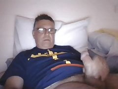 Daddy cums on cam