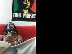 Home alone watching porn and stroking my cock