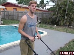 BACKYARD DAD SON FUCK