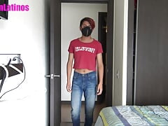 Latino twink has interracial gay sex with an Asian Femboy (PART 1)