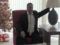 Step daddy's suit and tie jerk off 2