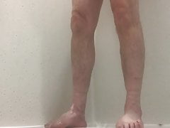 In the shower