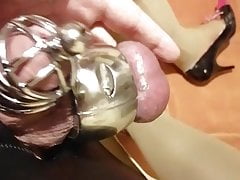 Chastity and ball weights