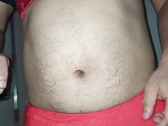 THE WIFES RED UNDERWEAR IS SEXY
