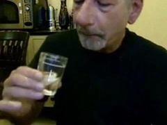 Platinum Father Wolf Jerking His Rock Hard Man Meat