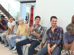 Watch Salami gulp down loads of hot jizz like a champ!