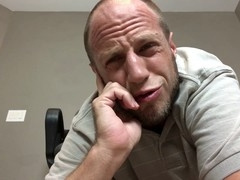 Hairy anal solo play with verbal degradation for gay man