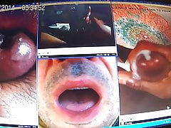 my mouth open