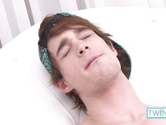 Horny After College! Hot Stud Charles Strokes His Pecker!