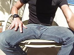 Lazy afternoon of jeans wetting