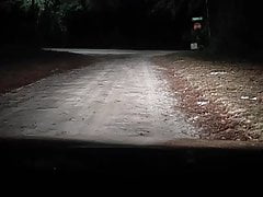 Strip in middle of rd