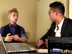 Jessie Lee face fucks Daniel Hausser before getting anal drilled