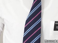 Subservient twink slurping elder Mormon daddy big dick