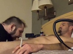 Straight guy enjoys spontaneous oral fun and dick sucking with strangers!
