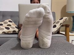 Hairy man Guy Obsessed With Tonguing And Blowing Bootless