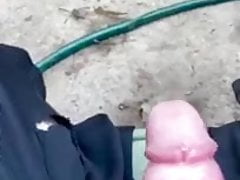 Flashing my Cock Outside