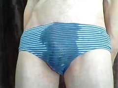 Pissing briefs fun.