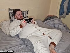 Grizzlies deep throating each other's peckers in jammies