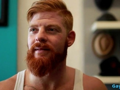 Watch Homo Three-way with facial cumshots for muscular guys