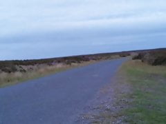 Crossdresser out on the moors