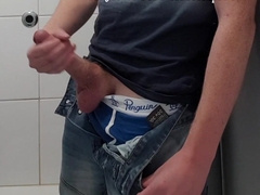 Jerk in the toilets
