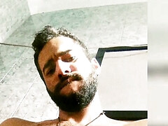 Man hairy masturbate