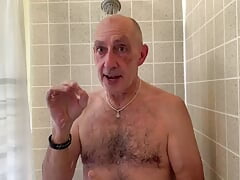 Daoud takes a shower and shaves