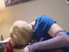 CorsetCassie HayleyPetHarley blow rim fleshlight facial cumshot