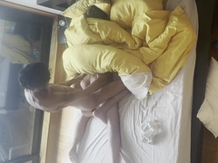 Munch my masculine's booty in the morning and I came three times in his caboose