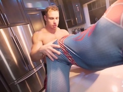 Gay blowjob, teddies, big dick