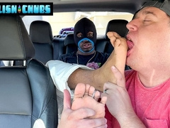 Introverted Eddy Goes To A Snyft Ride With Matt To Get Foot Worship