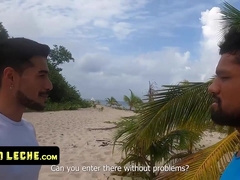 Latina Leche - Hot Latina Hunks Find A Secluded Spot By The Beach To Get Naked