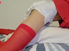 Nappy dude Milking Off His Phat Man-Meat In The Sofa